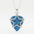 Star Guitar Pick Holder Pendant – Silver