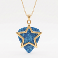 Star Guitar Pick Holder Pendant – Gold