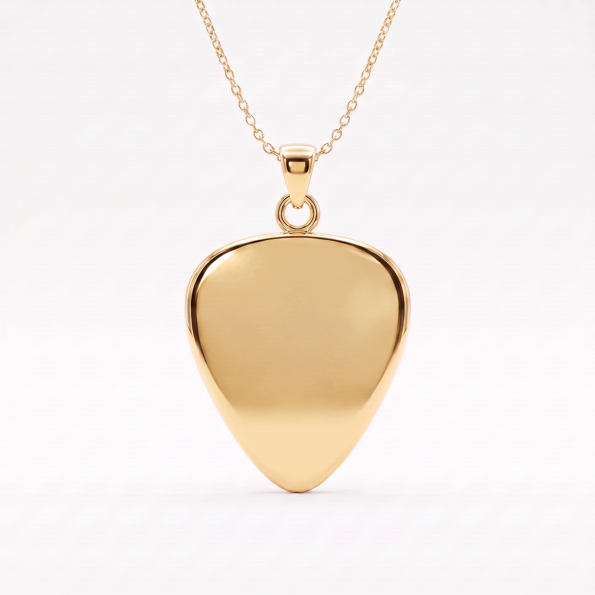 Star Cut-Out Guitar Pick Holder Pendant – Gold