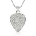Ice Bling Guitar Pick Holder Pendant